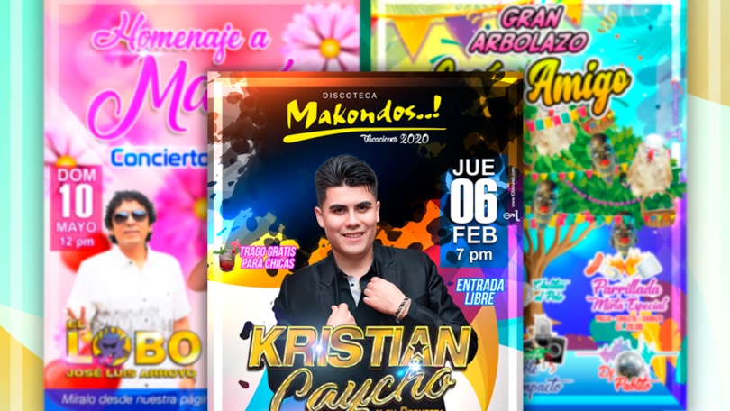Flyers temáticos